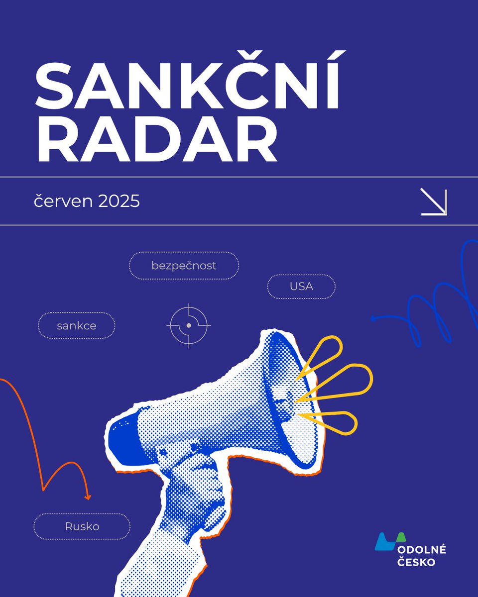 odolnecesko's tweet image. Nový Sankční radar přináší přehled klíčových kroků, jmen a trendů – kdo přitvrzuje, kdo hledá cesty, jak sankce obcházet, a jaké firmy se dostaly do hledáčku.
📊 Shrnutí v carouselu.
🔗 Detailní analýza na webu odolnecesko.cz/mezinarodni-sa…
#sankce #sankcniradar #rusko #iran…