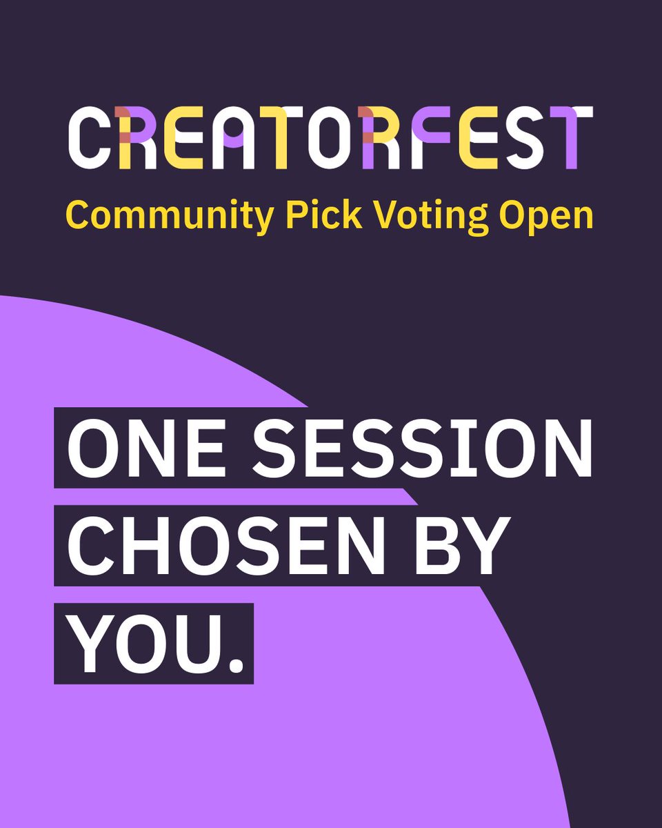 CreatorFest tweet media
