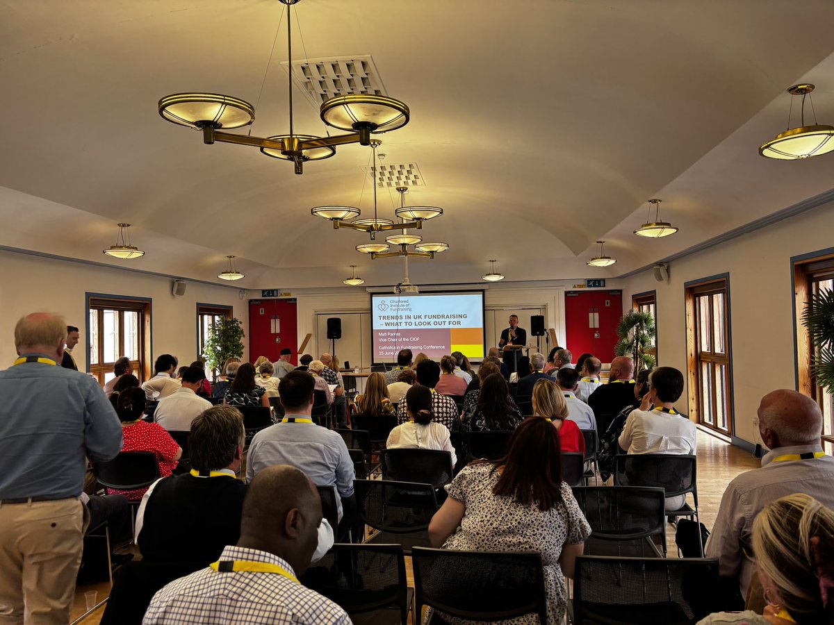 Matt Parkes underlining the faith value of all donations large and small, the widows mite is a parable for all those working in #Fundraising #CatholicsinFundraising