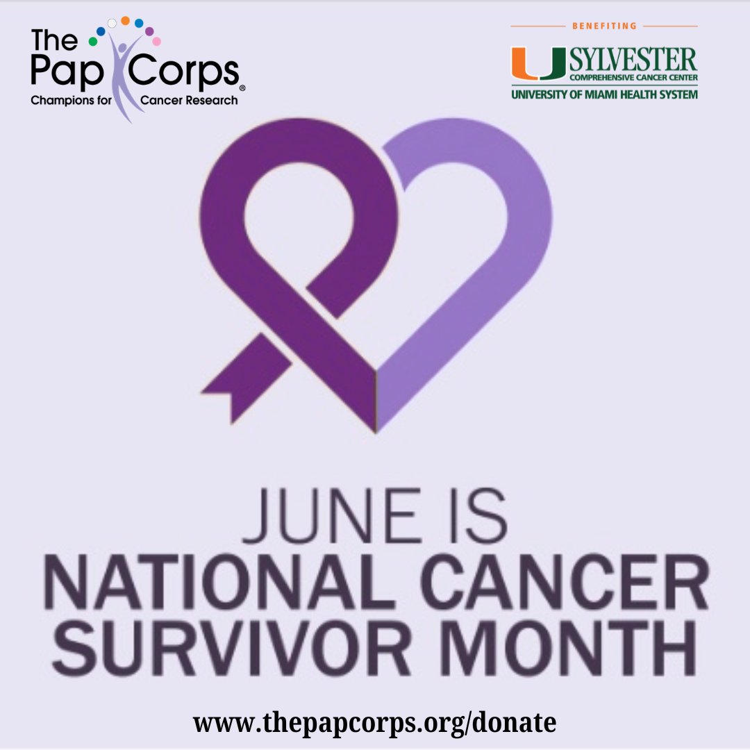 Pap_Corps's tweet image. @Pap_Corps celebrating all the #cancersurvivors & supporting @SylvesterCancer #cancerresearch for over 73 years - join us in the fight to find a cure thepapcorps.org/donate/