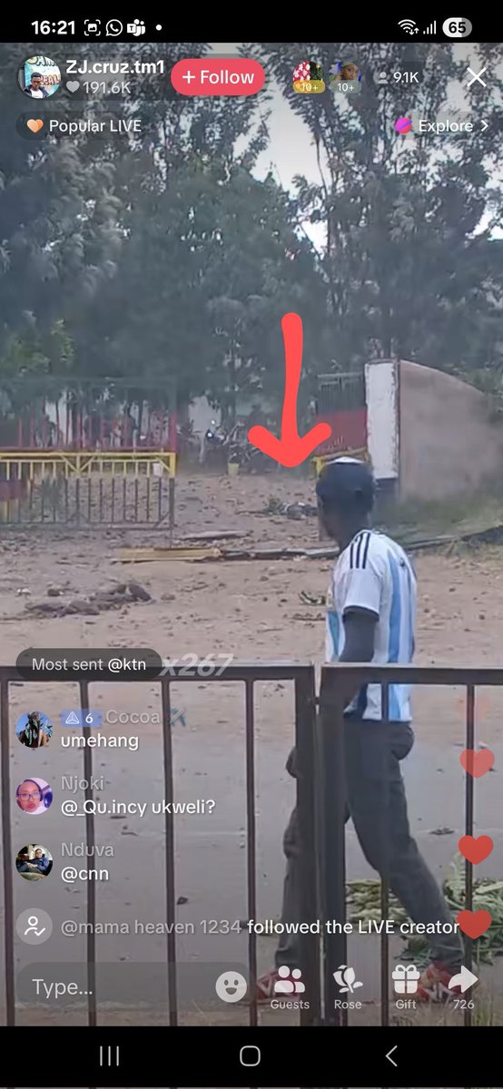 A shot protestor seen inside the Juja Police Station as per the live broadcast on tiktok by this user. Allegedly it is the 2nd person. 

I don't know how I feel to be honest 😪
#SiriNiNumbers
