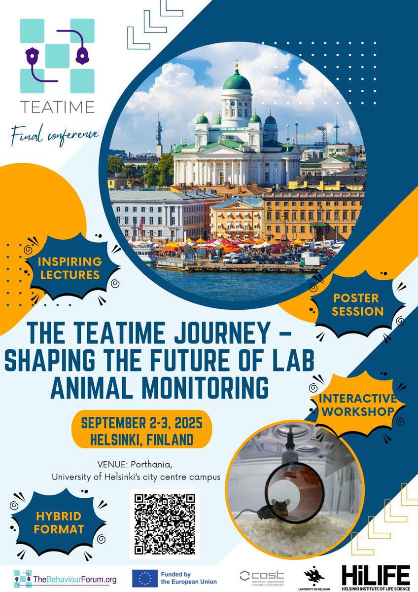 COST_TEATIME's tweet image. Registration for in-person attendance at the TEATIME Final Conference is closed — but you can still join us online by registering here: helsinki.zoom.us/meeting/regist…