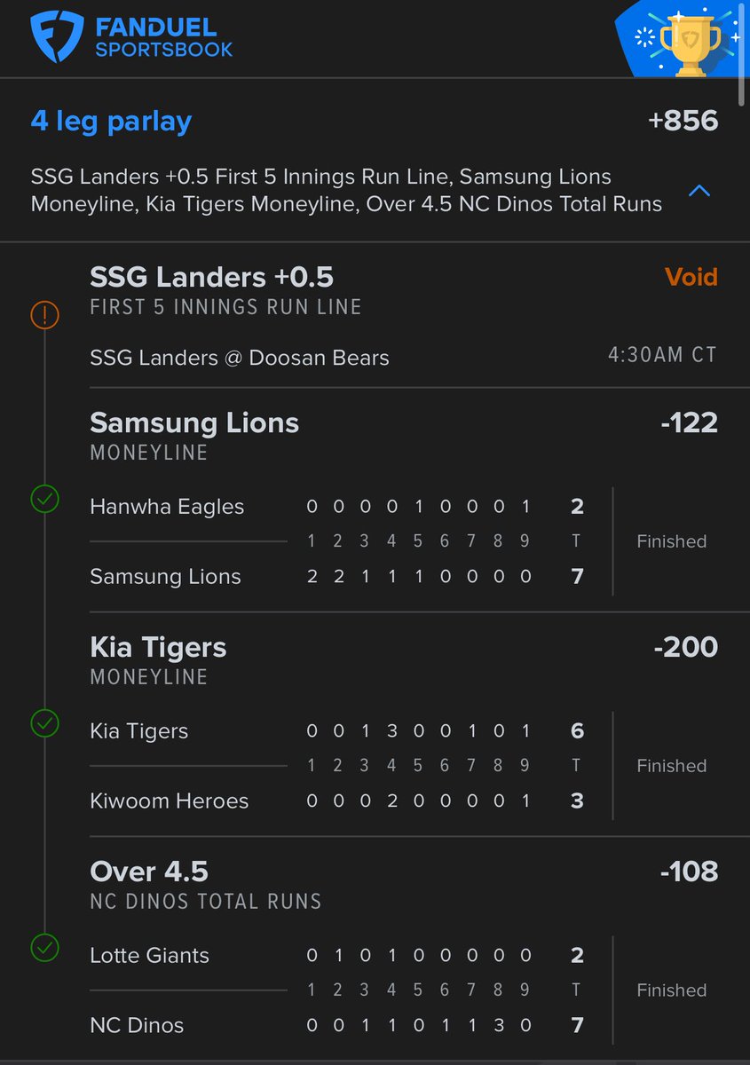 A11Bets's tweet photo. 50$ TO A RANDOM LIKE + RT ❤️♻️

(+865) KBO PARLAY ✅✅✅
NC Dinos -1 (-120) ✅
Samsung ML (-110) ✅

3-0 KBO VIP WAKE &amp; SWEEEEPP 🤑🤑

DROP UR CASHAPP/PAYPAL/ZELLE 🔥 https://t.co/shmgWUNeQc