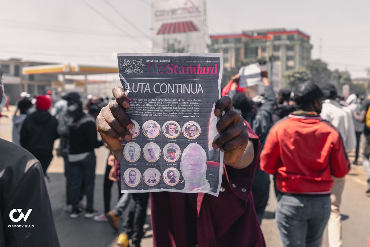 ClemorCreatives's tweet photo. ENOUGH IS ENOUGH! Nyeri people have come out in large numbers. 

#OccupyStatehouse2025 #SiriNiNumbers #June25th https://t.co/AJhblDHD2N