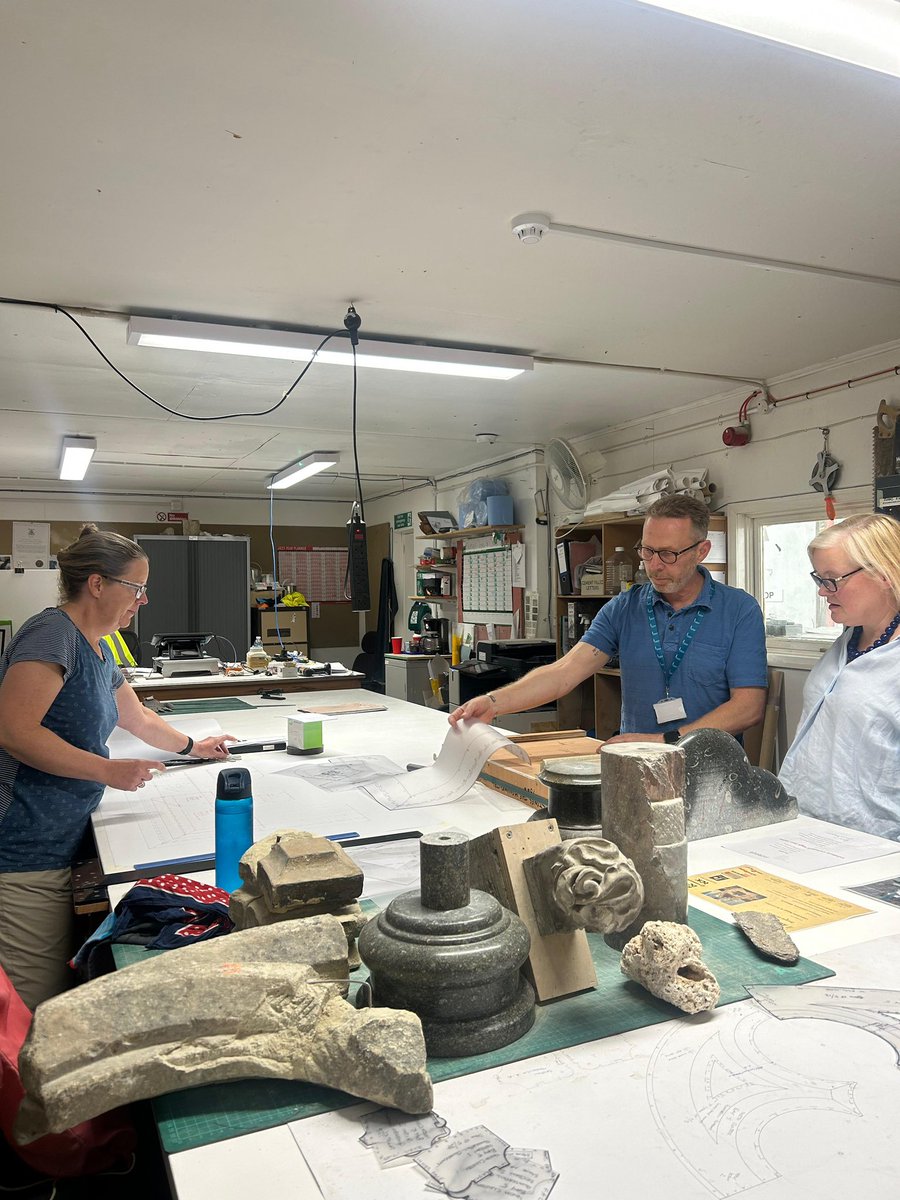 fionatwycross's tweet image. Last week I had the privilege of visiting @SalisburyCath to see their workshops leading conservation efforts. They have incredibly talented specialists in stained glass and stone masonry - vital skills for preserving our heritage.
