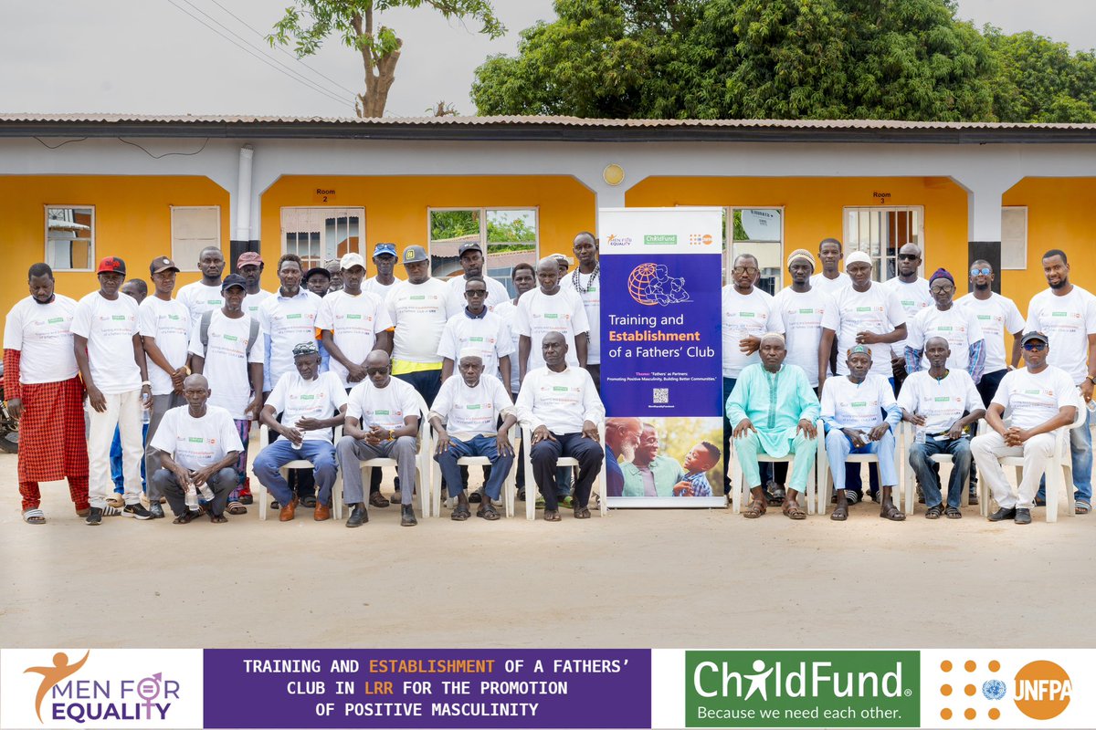 men4equality1's tweet photo. New region, same mission ☑️

With support from @UNFPATheGambia  through @ChildFundGambia , we are in #LRR for the training and establishment of a Fathers’ Club for the promotion of positive masculinity. 

#menforequality #positivemasculinity https://t.co/1Ms0N524hy