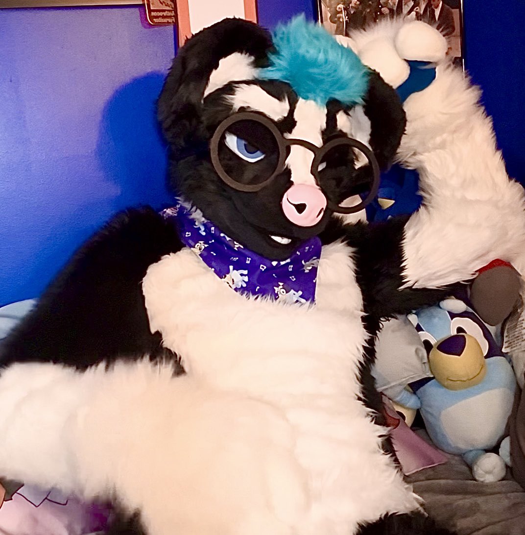 Why don’t you come squeeze in here you lovely bean?☺️

Don’t worry I don’t bite…

…I’m just a little stinky🦨

I’m sure you won’t mind😏

#fursuit #FursuitEveryday