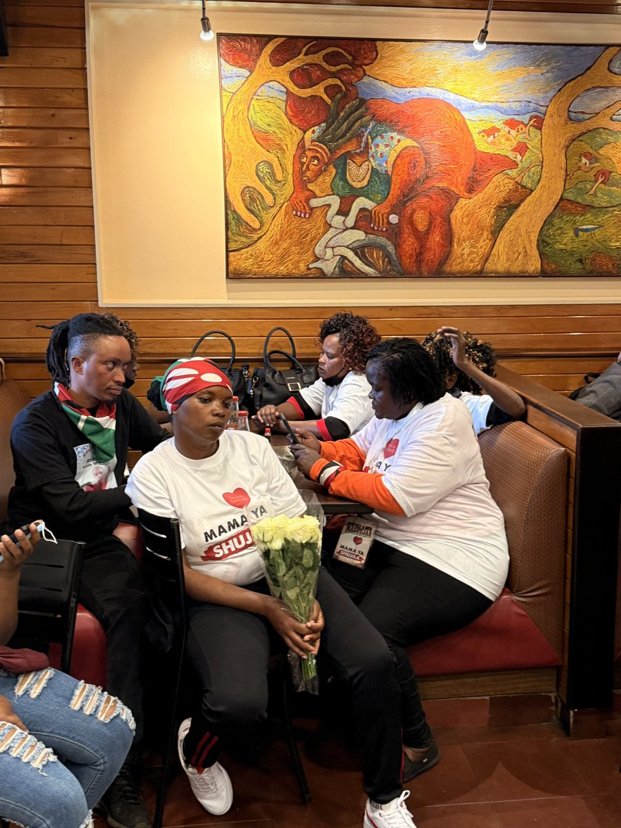 Families waiting to get a chance to lay  flowers in memory of their murdered loved ones and read their petition. Is there anyone sensible in this murderous Ruto administration who can let it happen. Turning a memorial into a massacre isn’t what Kenyans want. #Justice4OurMashujaa