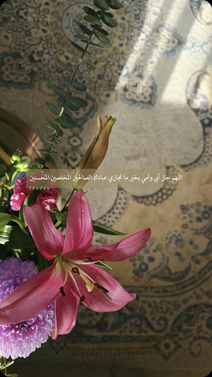 🌺

`

اللهم جاز أبي وأمي بخير ما تجازي عبادك الصالحين المخلصين المحسنين . .