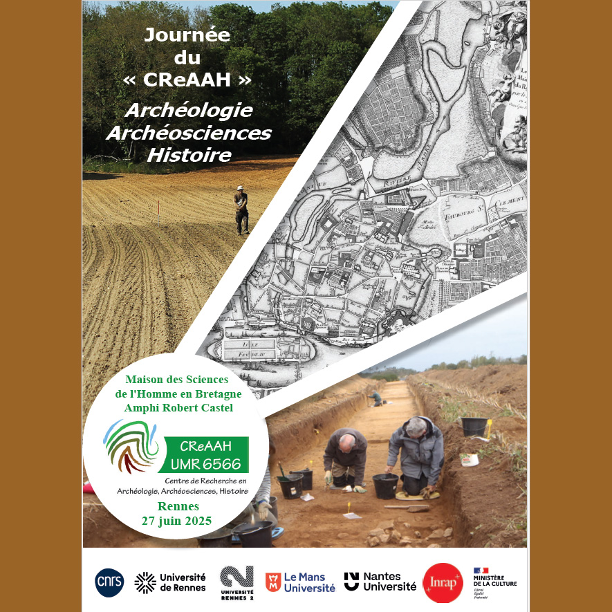 CReAAH_UMR6566's tweet image. 🟢🟢🟢 The CReAAH&apos;s Scientific Day
 Friday 27th June
 For a moment of scientific sharing
 Program and Booklet on : 
creaah.cnrs.fr/27-06-25-journ…
@CNRSecologie @RennesUniv  @UnivRennes_2  @LeMansUniv  @NantesUniv  @Inrap  @MinistereCC @CNRS_dr17