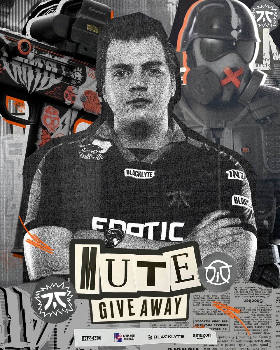 💥FNATIC MUTE '25 GIVEAWAY💥
✅LIKE AND RETWEET
✅Follow <a href="/FNATIC/">FNATIC</a> and myself <a href="/JeggzR6/">FNATIC Jeggz</a> 
✅Reply with your favourite R6 Operator &amp; Skin
#ALWAYSFNATIC #FNCWIN #GIVEAWAYS #R6