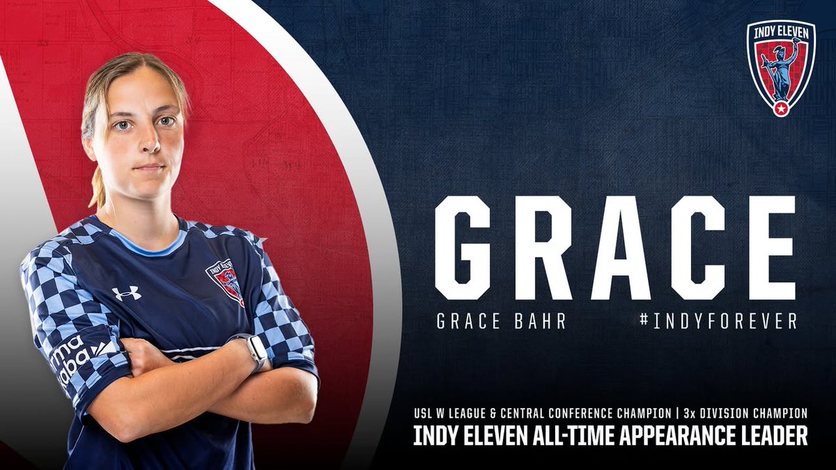 After tearing her ACL on June 11, Grace Bahr has decided to retire from competitive soccer. A W League Champion, 3 time division winner, and club captain, Grace is one of the most influential players to play for our W League side and is the embodiment of #indyforever