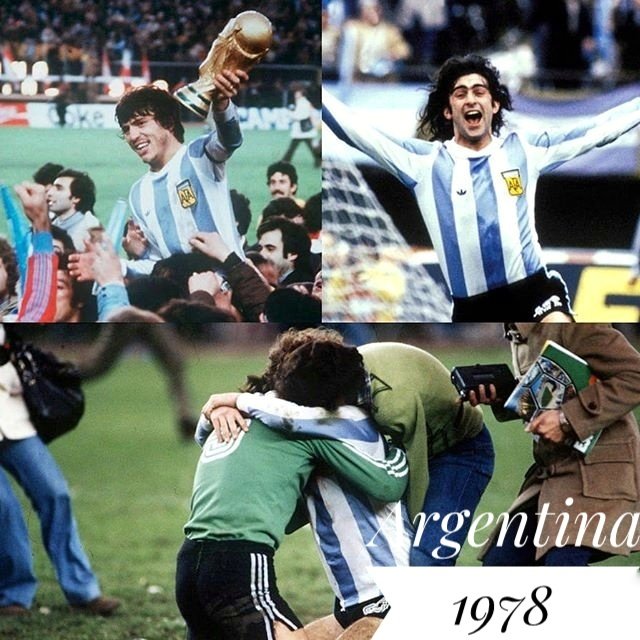 Tres imagenes que nos llevan al recuerdo de aquel 25 de junio. Daniel Passarella y la Copa del Mundo, <a href="/ESPNMarioKempes/">Mario Kempes</a> y su estampa ganadora y el abrazo del alma entre <a href="/ubaldofillol/">Ubaldo Fillol</a> y <a href="/conetarantini/">Alberto Tarantini</a>. Argentina es su hora más gloriosa!!