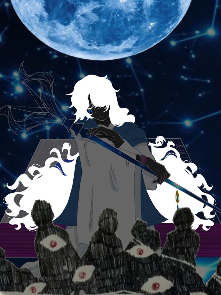 NoeArchiviste16's tweet photo. Luna art for my friend's birthday pls dont let this down 🙏🏻🙏🏻 #vnc #vnctwt #luna #vampireofthebluemoon #VanitasNoCarte https://t.co/zavG8ftHJ4