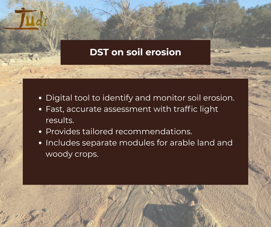 🌾 Meet the first of the #TUdiDSTs: the Soil Erosion Tool!

Soil erosion degrades topsoil. This DST helps assess erosion risk using a traffic light system &amp; offers tailored advice for arable land &amp; woody crops.

▶️ Watch the tutorial: youtube.com/watch?v=Dyx4Dc…