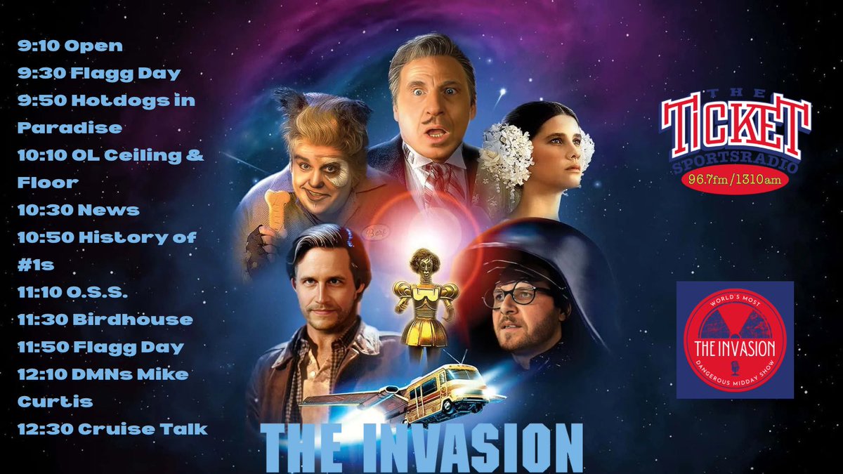 The Invasion (@invasion9til1) on Twitter photo Flagg Day has arrived and we talk about it 9-1p on <a href="/dfwticket/">96.7 The Ticket</a>. Tune in and hang with <a href="/McMattRadio/">Matt McClearin</a> & <a href="/TravisM1310/">Travis Mejia</a> for all thing Cooper Flagg. We have Coop at 9:30, 10:50, 11:50 and we talk to <a href="/MikeACurtis2/">Mike Curtis</a> at 12:10. Let’s celebrate with some sports talk. Flagg Day has arrived and we talk about it 9-1p on <a href="/dfwticket/">96.7 The Ticket</a>. Tune in and hang with <a href="/McMattRadio/">Matt McClearin</a> & <a href="/TravisM1310/">Travis Mejia</a> for all thing Cooper Flagg. We have Coop at 9:30, 10:50, 11:50 and we talk to <a href="/MikeACurtis2/">Mike Curtis</a> at 12:10. Let’s celebrate with some sports talk.