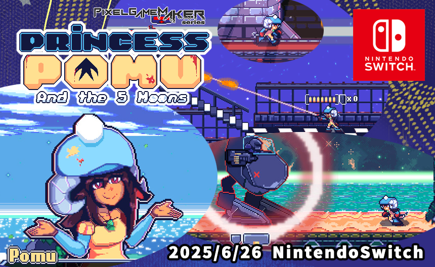 PixelGameMaker's tweet photo. A lost family, a lost kingdom. But this is one princess who isn't waiting for a savior...
Unleash your royal bloodlust this Thursday with Princess Pomu and the 5 Moons!
#indiegame #NintendoSwitch #PGMMV https://t.co/1fyvXyQ9sq