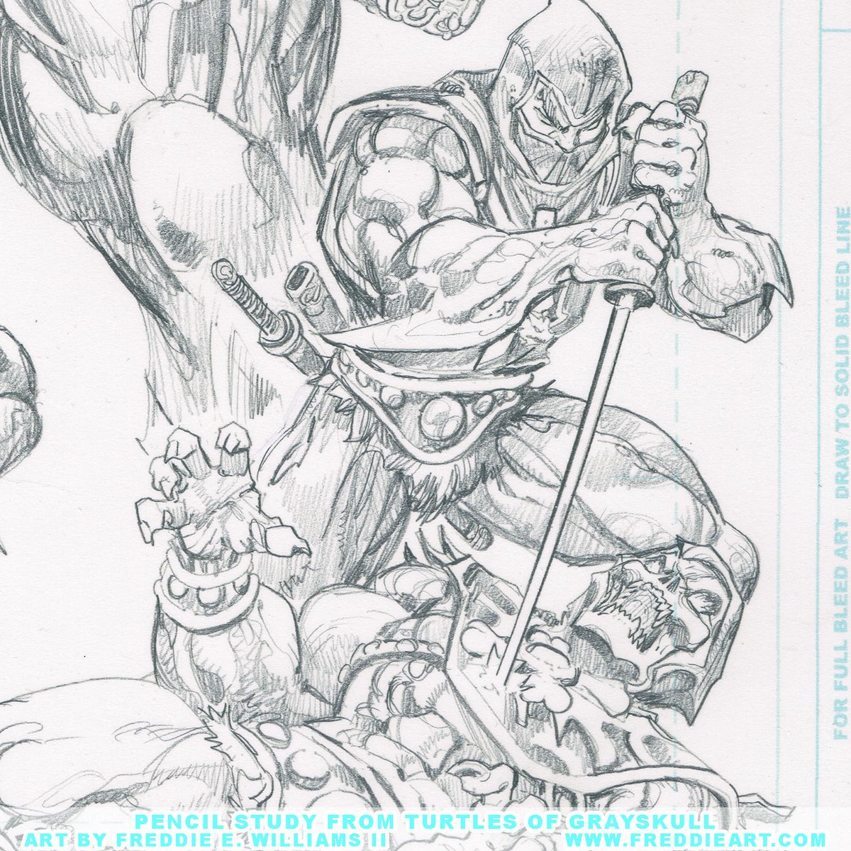 One of my Pencil studies from Turtles of Grayskull (2024)
Original Art pages &amp; Pencil Studies are available on my site, take a look!
PLEASE Like/Comment/Follow for more art! (This helps my algorithm)
<a href="/Mattel/">MATTEL</a> <a href="/DarkHorseComics/">Dark Horse Comics</a> freddieart.com/product-catego…