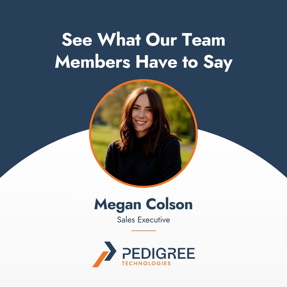 PedTech's tweet photo. Meet Megan Colson, Sales Executive at Pedigree Technologies!

“I believe in Pedigree’s solutions, and I enjoy helping companies achieve their goals. The supportive and collaborative culture here makes work enjoyable every day!”

Thanks for all you do, Megan! https://t.co/ddnvSt9ZPV