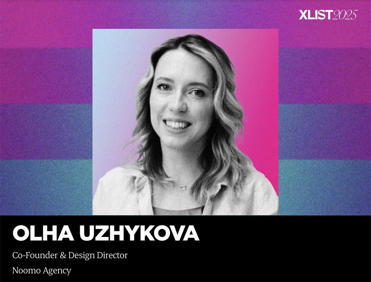 Olka_uzhyk's tweet image. Honored to be named to the XLIST 2025 – XP Land’s list of the most creative visionaries in experiential.

This recognition means a lot. It reflects the kind of work I care deeply about: immersive, emotional, and human-centered.

#XLIST2025 #ExperienceDesign #DigitalStorytelling