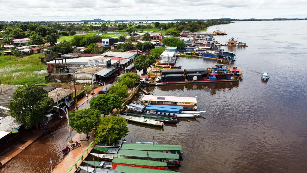 Fuerza Naval de la Orinoquía (@fno_armadacol) on Twitter photo 📍Puerto Carreño | La <a href="/ArmadaColombia/">Armada de Colombia</a>, junto a la Alcaldía y la Unidad de Gestión del Riesgo, patrulló las riberas del río Orinoco ante alertas por posibles inundaciones. Comprometidos con proteger la vida en esta temporada invernal. ⚓🌧️ 📍Puerto Carreño | La <a href="/ArmadaColombia/">Armada de Colombia</a>, junto a la Alcaldía y la Unidad de Gestión del Riesgo, patrulló las riberas del río Orinoco ante alertas por posibles inundaciones. Comprometidos con proteger la vida en esta temporada invernal. ⚓🌧️