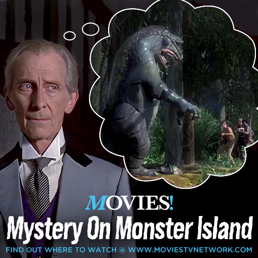 #FridayNightFrights features a Peter Cushing highlight!

Mystery on Monster Island
Horror Express
And Now the Screaming Starts
The House That Dripped Blood