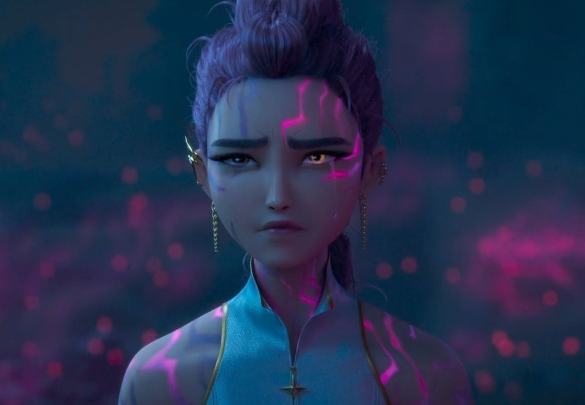 Lost her GIRLFRIENDS, lost her FANS, career TANKED overnight, mother figure DIDN'T WANT HER, got publically EXPOSED, hair a MESS, and still look hot god really do have favorites 
#polytrix #KPOPDEMONHUNTERS