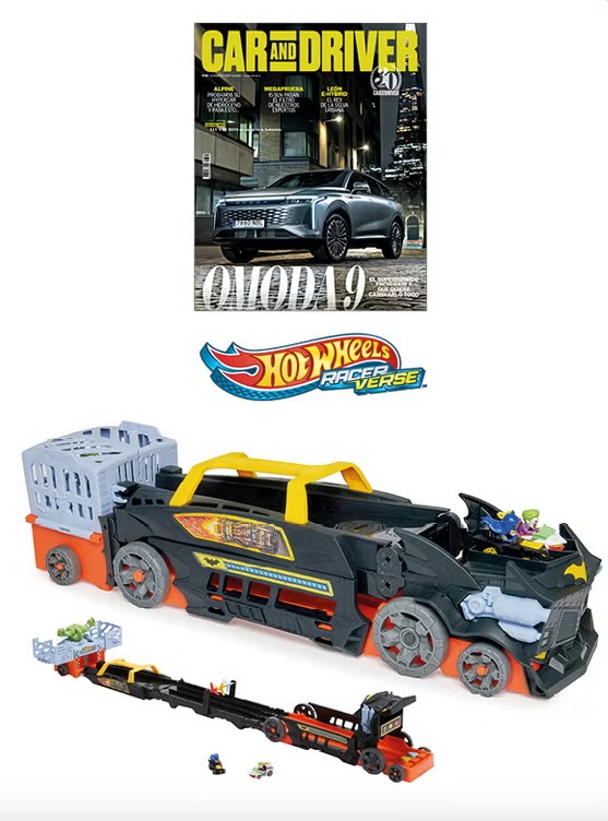 car_and_driver's tweet image. 🚨 ESTRENAMOS PORTADA + REGALO
🆕 El #Omoda9 es el protagonista del número 330 de #CarAndDriver.
😮 Si te suscribes, recibirás 6 números de C&D y un #HotWheels RacerVerse de Batman por 18€. ⬇️
f.mtr.cool/wduwmqcish