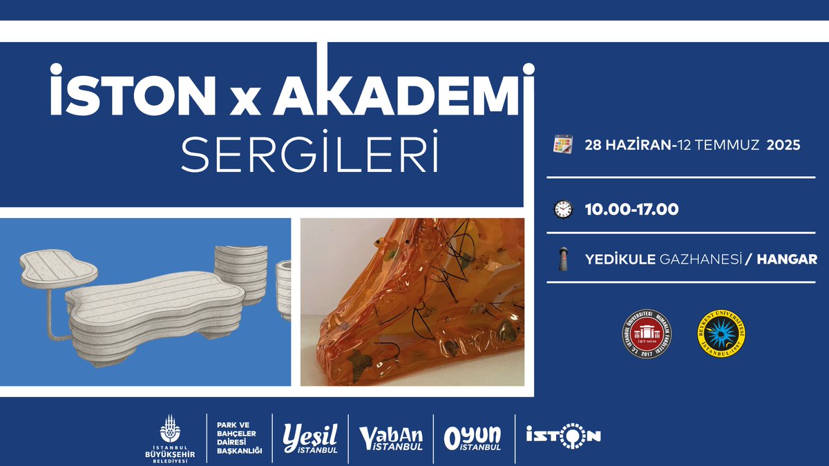 🎓🛠️ Kent bizim laboratuvarımız, üniversiteler akıl ortağımız.

İSTON x AKADEMİ Sergileri açılıyor!

Genç tasarımcıların yaratıcı fikirleriyle şekillenen bu sergide, kent mobilyalarından ekolojik oyun alanlarına uzanan özgün projeler yer alıyor. İstanbul Üniversitesi ve İstanbul