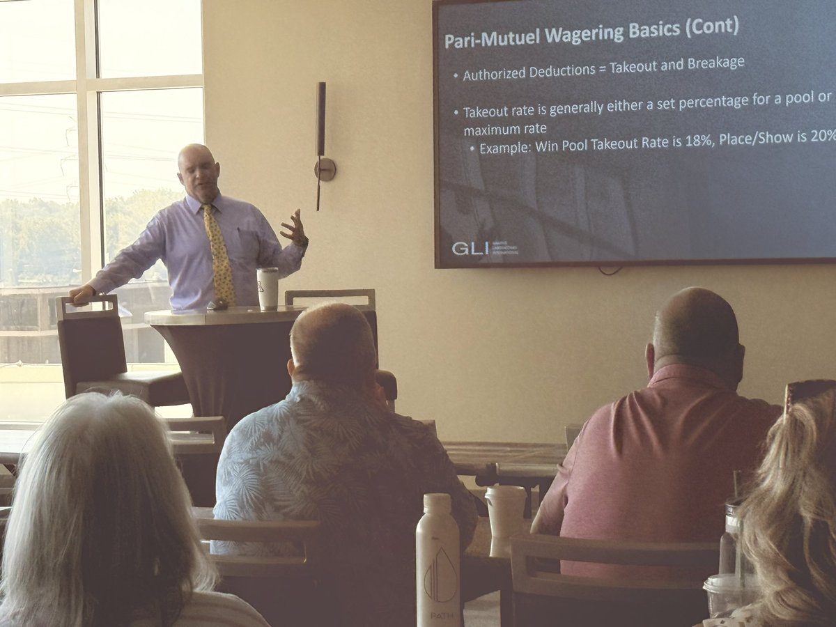 Day 3 of the Racing Officials Accreditation Program (ROAP) <a href="/RacingOfficials/">ROAP</a> training underway, Wagering and Tote education underway with wagering expert Steve May. <a href="/USTrotting/">U.S. Trotting Assn.</a>