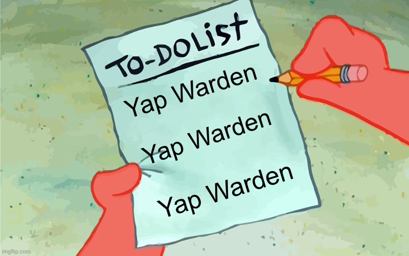1Kaiweb3's tweet image. Crypto bros to do list:
Yap Warden
Yap Warden
Yap Warden
Get rich with @wardenprotocol