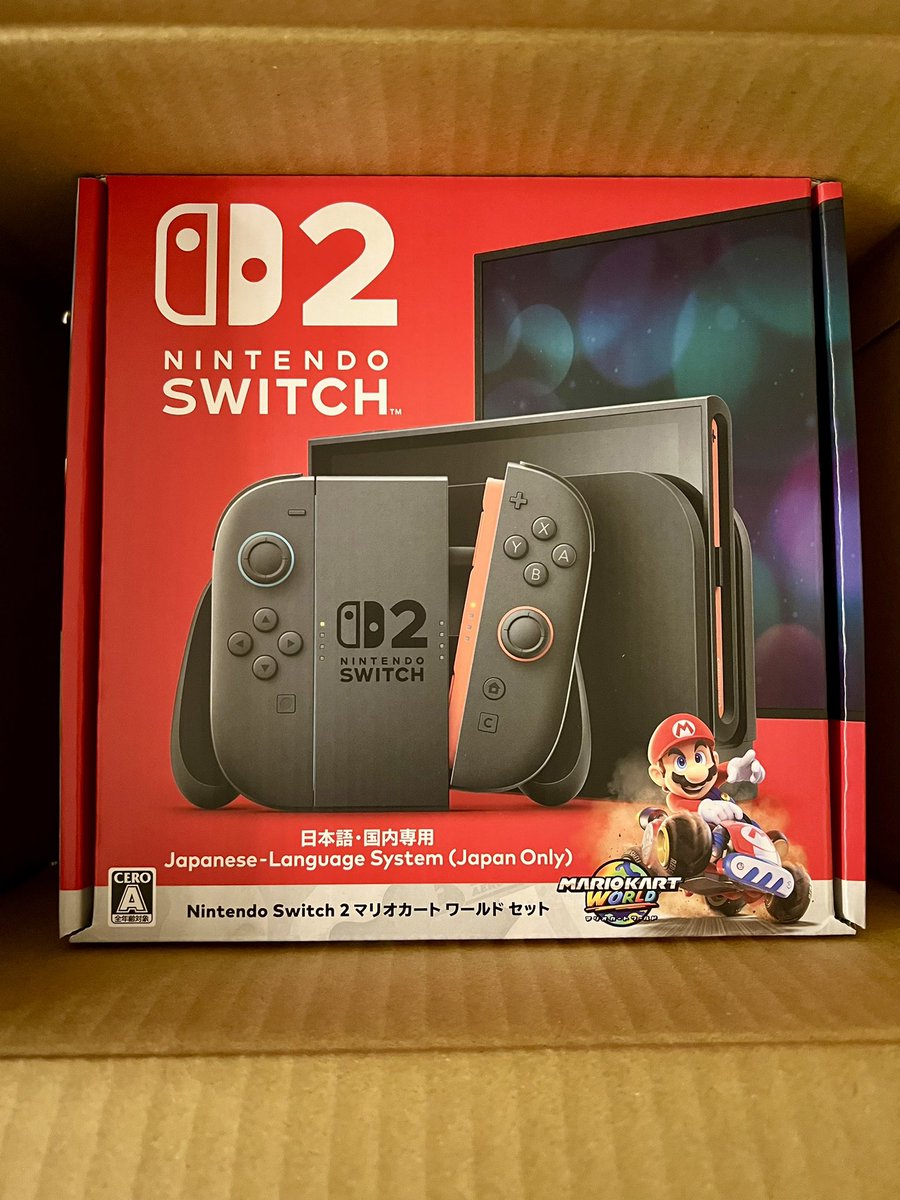 jyakusya_man's tweet photo. ATフィールドさん神でした。
Nintendo Switch2めっちゃ迅速に届きました。
#エーティーフィールド
#ATフィールド
#ATFIELD
#NintendoSwitch2
#Switch2 https://t.co/9nVb9lABJD