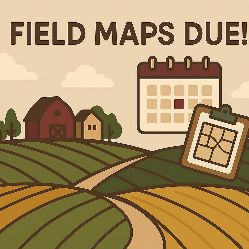 Reminder to all food grade (IP) growers. Your #FieldMaps are due July 1st.  

Field Maps play a vital role within our traceability program which is valued by our export buyers!  

For support, contact your local Sevita Rep or dealer.  

Link to Grower Resources: