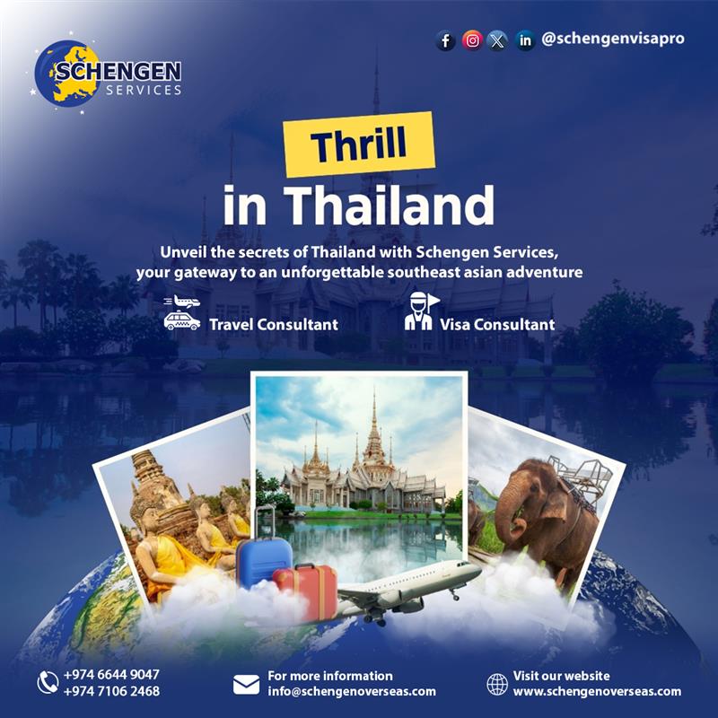 schengenvisapro's tweet photo. Explore the Land of Smiles! 🌊 Schengen Services now provides Thailand visa services from Qatar! 📲 Contact us today!

📍, Doha, Qatar

https://t.co/vyVguyOJAe

#visathailand #visa #workpermit #thailand #visaapplication #workpermits #liveandworkindubai #visachiangmai https://t.co/PCu54XKe73
