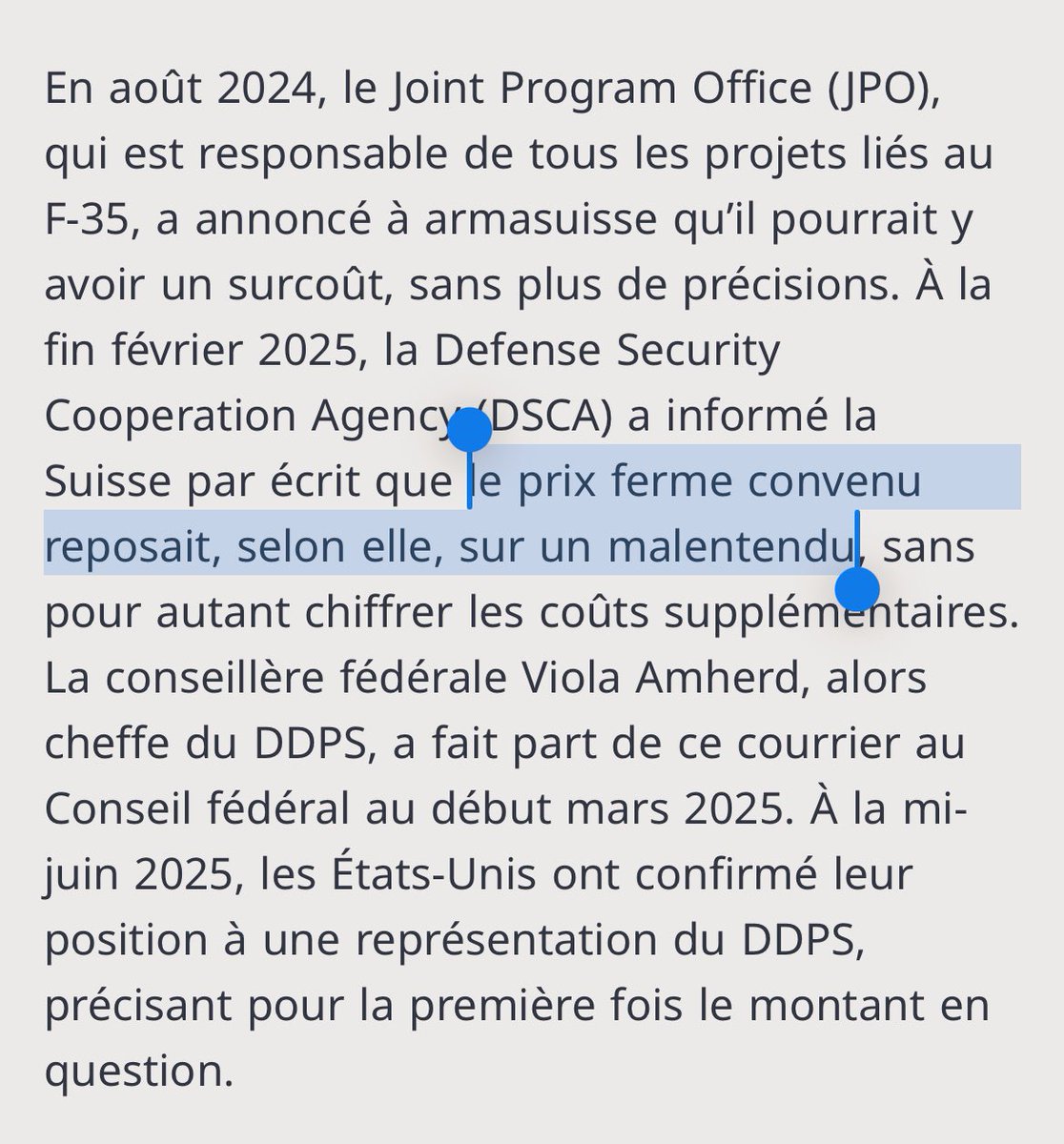PhilippeRevaz's tweet image. Le surcoût du F-35 serait donc dû à un « malentendu » selon les Etats-Unis. Ce qui nous permettra une pensée pour Jean-Claude Dusse. #f35