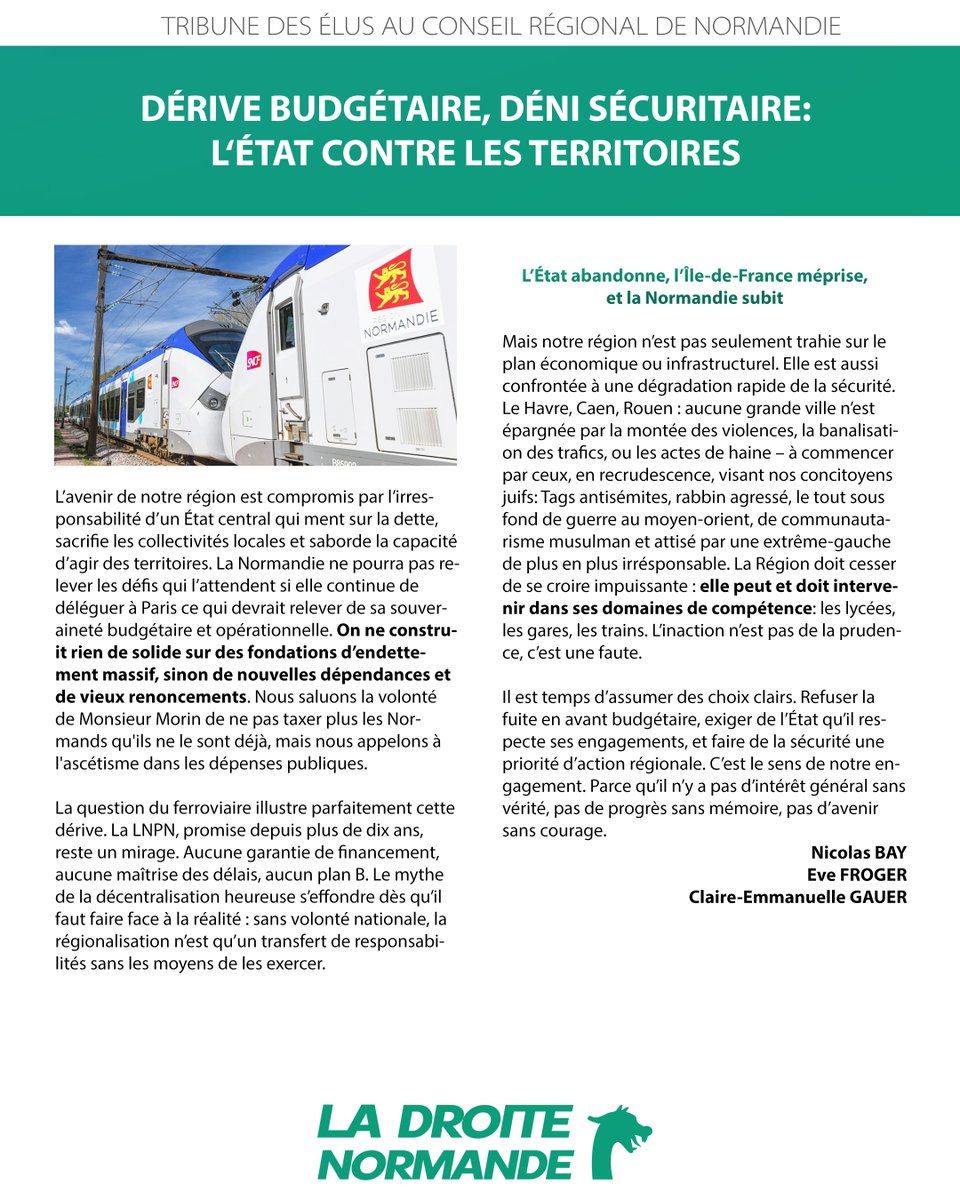 La droite normande tweet media