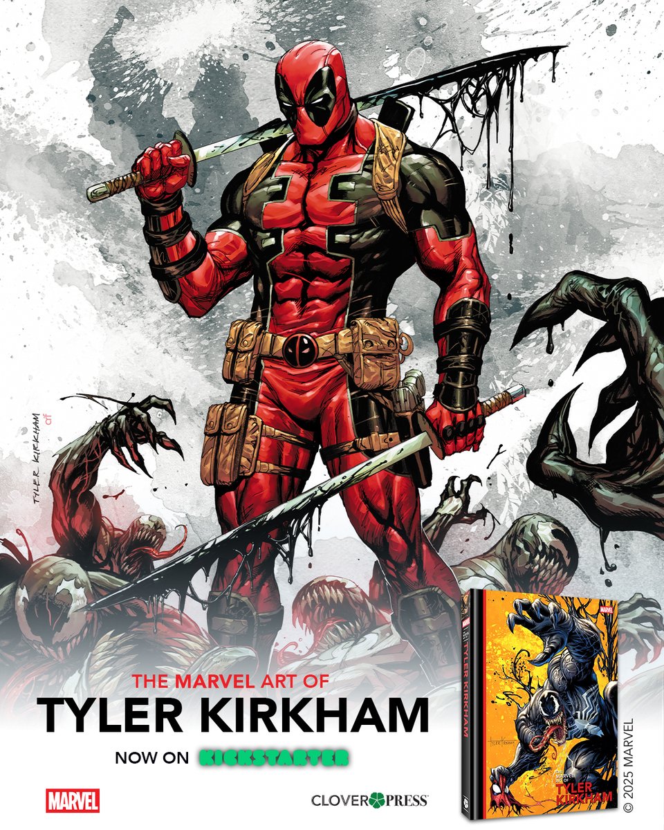 The Marvel Art of Tyler Kirkham is live on Kickstarter! Grab the