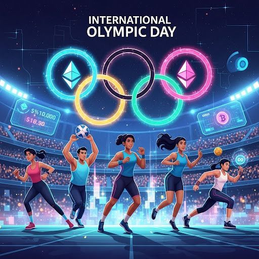 EchoChainHQ's tweet image. Happy International Olympic Day! 🏅 Go for gold with crypto! 🏆 

Celebrate International Olympic Day! 🌍🏅 It's a global event honoring the spirit of the Olympics and promoting fitness and well-being. Join the movement and get active today! 

#OlympicDay #GetActive