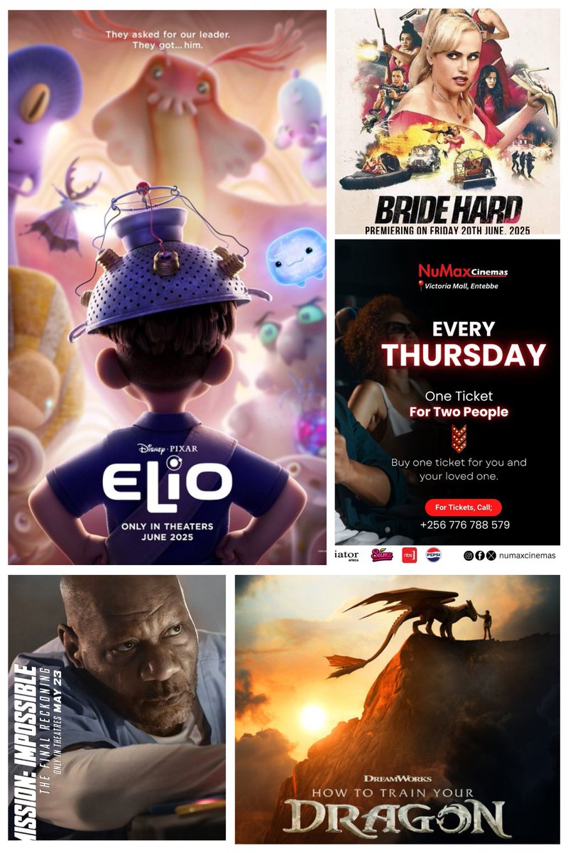 NuMaxCinemas's tweet photo. ONE TICKET FOR TWO THURSDAY ALERT! 🎉

Get ready to double the fun without doubling the cost! 🤩

For just 25k, you and a friend can enjoy an unforgettable experience! 🎟️

Don't miss out! #movies #offer #entebbe #showingnow @EntebbeTown @everymovieplug @kwezirico @PepsiUganda https://t.co/Ffc4GDeR2g