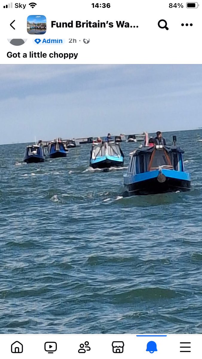 Out on the Wash with the #FundBritainsWaterways flotilla