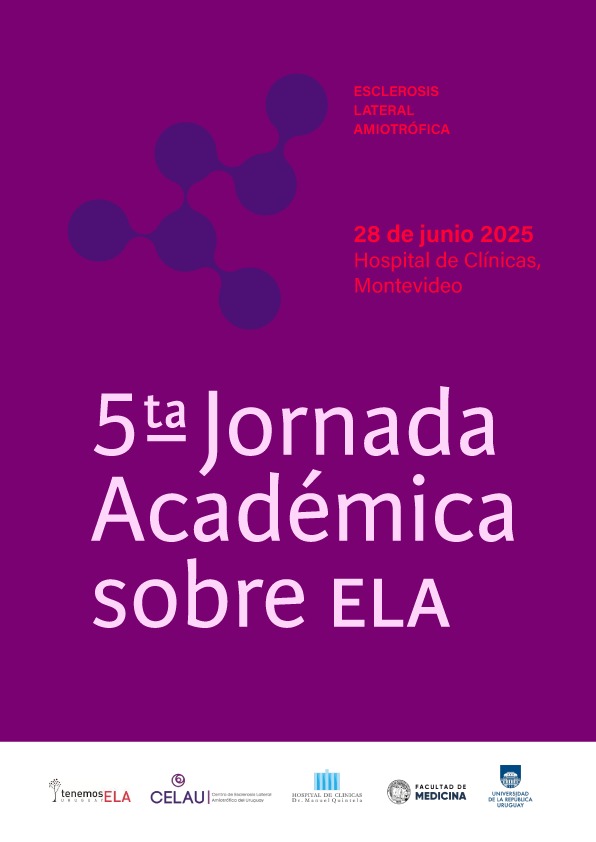 Este sábado 28 de junio, junto a <a href="/TenemoselaUy/">Tenemos ELA</a> les esperamos en el <a href="/hcmquintela/">Hospital de Clínicas Dr. Manuel Quintela</a> 
Excelente programa con referentes de Uy e internacionales!