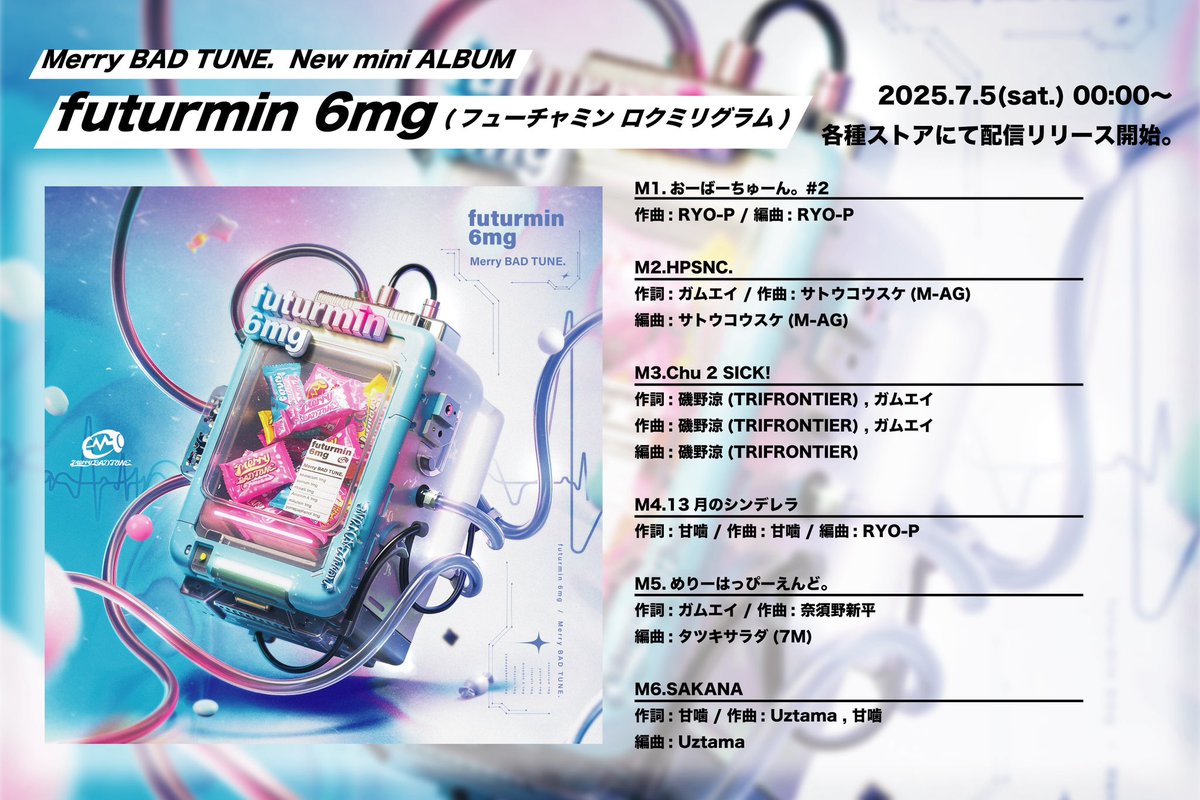 ちりりん様•*¨*•.¸♬︎ M1.おーばーちゅーん。#2 作曲 / 編曲by RYO-P @RioKitabayash