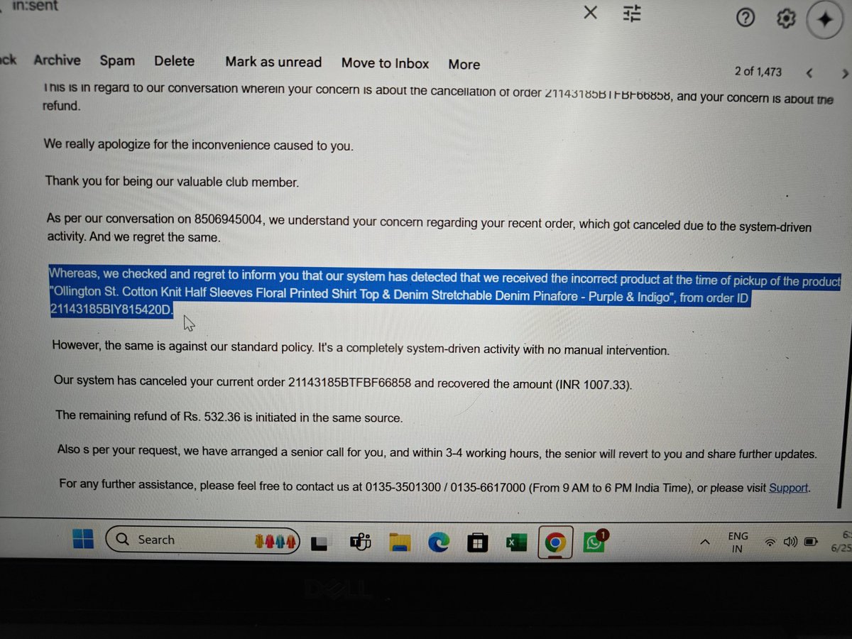 <a href="/abhisekprofile/">Abhishek Kumar</a> <a href="/firstcryindia/">Firstcry</a> They know only fraudster mindset , and dishonour law abiding citizens of India