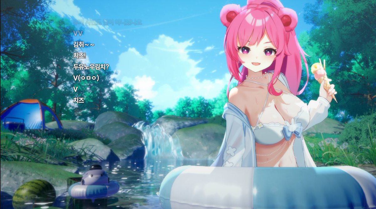 오늘은 지센님이 만들어주신 배경과 함께 방송을 해봤습니다!
아침부터 이어지는 방송이었는데
우리 연어들 어떻게 즐겁게 보셨을까요!
진짜 이것저것 하면서!! 즐거운 하루 아니었나 싶네요
그럼 곰은 또 푹 자고 내일 오겠습니다!
내일이라고 말 하는 후기라니! 얼마만인가
그럼 우리 또 내일 봐요!