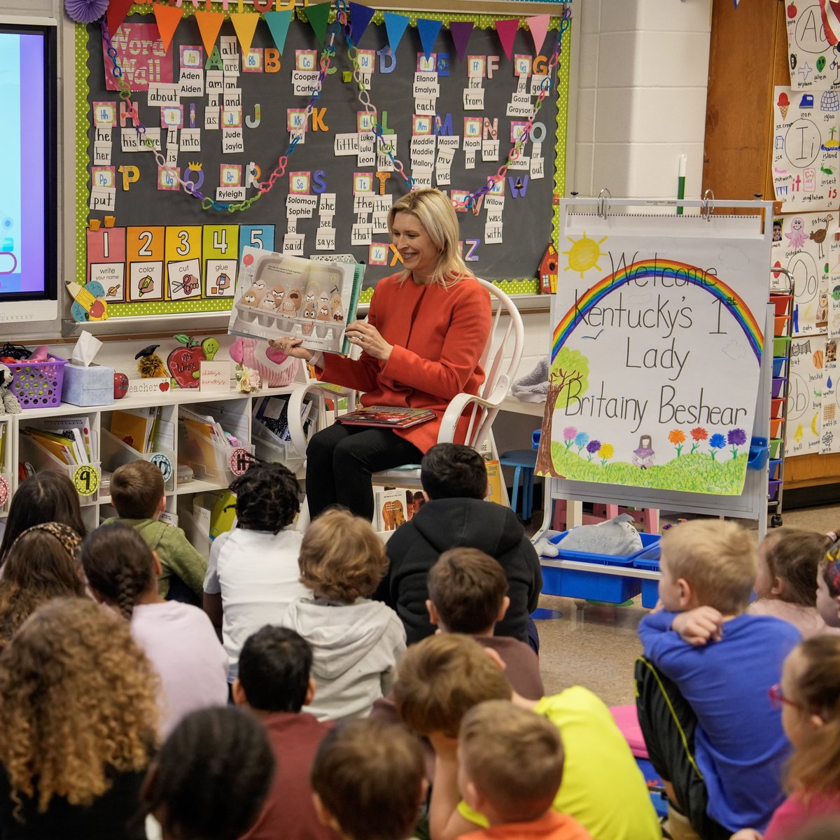 First Lady Britainy Beshear (@britainybeshear) on Twitter photo Andy's administration has:
✅Launched a program to feed kids during summer break
✅Expanded mental health resources in schools
✅Renovated career and tech schools
✅Made <a href="/dollyslibrary/">Imagination Library</a> available to every KY child
Next up: Pre-K for All. Because every kid deserves a good start. Andy's administration has:
✅Launched a program to feed kids during summer break
✅Expanded mental health resources in schools
✅Renovated career and tech schools
✅Made <a href="/dollyslibrary/">Imagination Library</a> available to every KY child
Next up: Pre-K for All. Because every kid deserves a good start.
