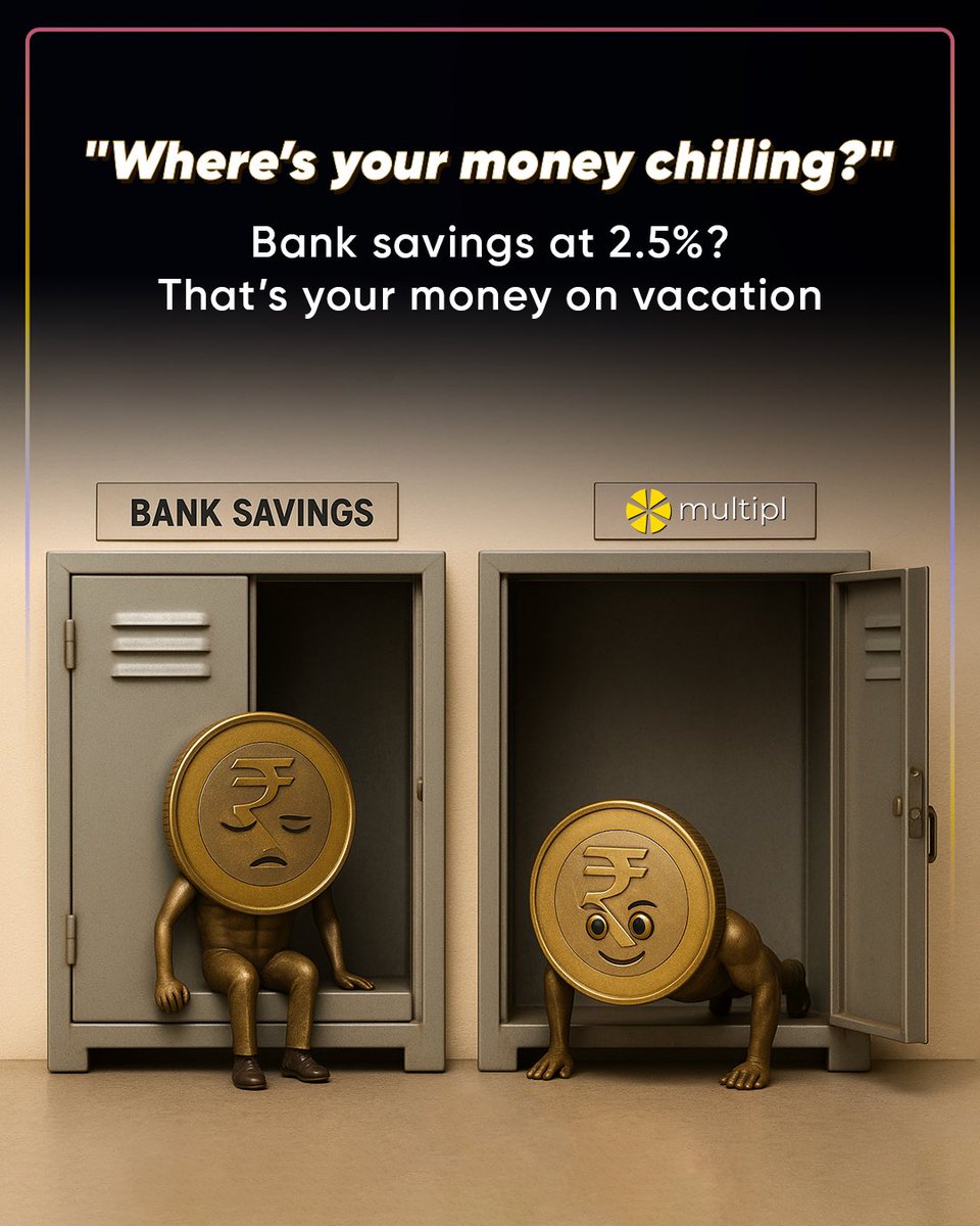 Your money’s not lazy. It’s just in the wrong place.

Some are snoozing at 2.5% in your bank.
The other’s working out at up to 15% on Multipl

Where’s your money chilling today?
It’s time to make the switch from snooze to smart.

#multiplapp #spendvesting #banksavings