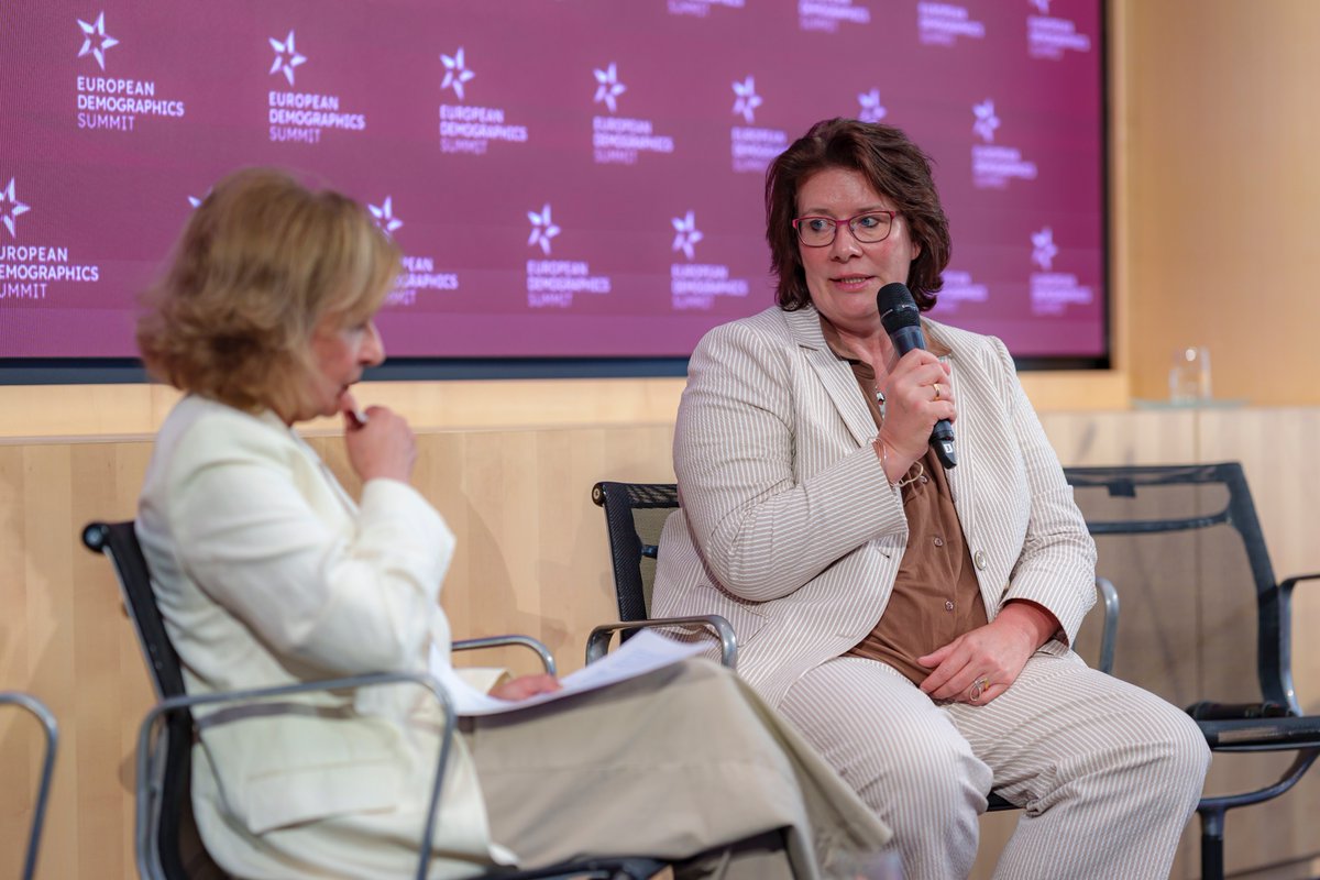 European Business Summits (@ebsummiteurope) on Twitter photo 🇪🇺 Beate Gminder, Director-General at <a href="/EUHomeAffairs/">EU Home Affairs</a>, joined #EUDemographics for the fireside chat with <a href="/shada_islam/">Shada Islam</a>, EU Analyst and Commentator:
"We need to accelerate regular migration pathways and ensure space for the resettlement of those with refugee status." 🇪🇺 Beate Gminder, Director-General at <a href="/EUHomeAffairs/">EU Home Affairs</a>, joined #EUDemographics for the fireside chat with <a href="/shada_islam/">Shada Islam</a>, EU Analyst and Commentator:
"We need to accelerate regular migration pathways and ensure space for the resettlement of those with refugee status."
