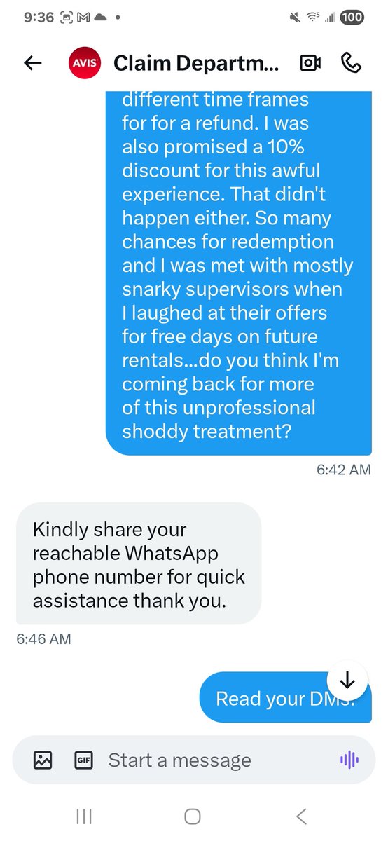 This is the shitty customer service you can expect from avis. They give you broken cars and make it your problem.