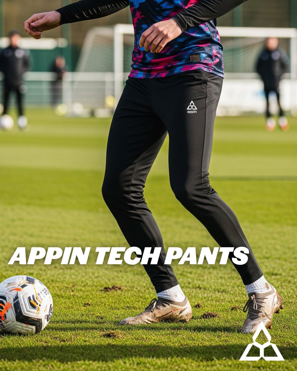 Showing off our black Appin Sports Tech Pants; here to help you train in style! 🔥

Versatile and comfortable, these tech pants make the perfect base for any custom jersey. ⚽️

Secure yours now from only £16.99 per unit.

Shop HERE: appinsports.com/product/appin-…

#MakeItAppin