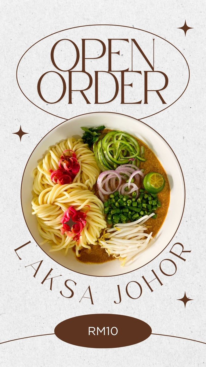 yrilya's tweet photo. Hello orang kuantan, saya ada jual laksa johor. Open order and delivery this sunday! Kalau malas masak lunch cepat cepat hmu!! RM10/pax dijamin puas hati!!! https://t.co/AiefYELk9z